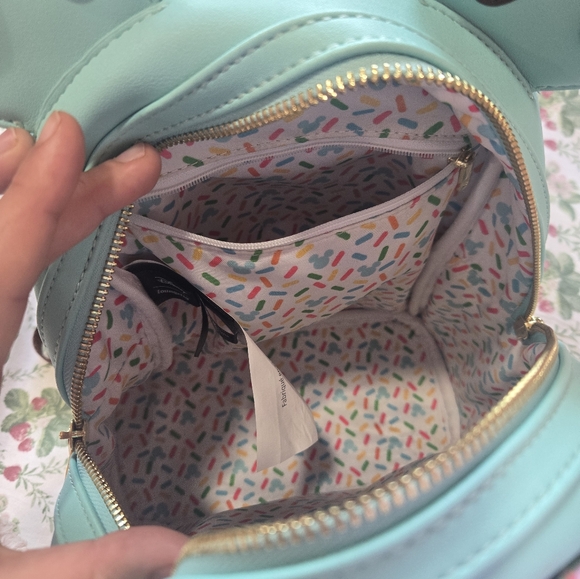 Loungefly Disney Ice Cream Backpack - Brown, Yellow, Blue - Picture 2 of 6